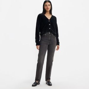 Levi’s 70’s high slim straight jeans in black
